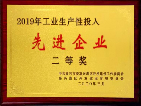 2019年工業(yè)生產(chǎn)性投入先進(jìn)企業(yè)
