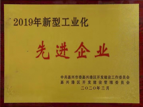 2019年新型工業(yè)化先進(jìn)企業(yè)